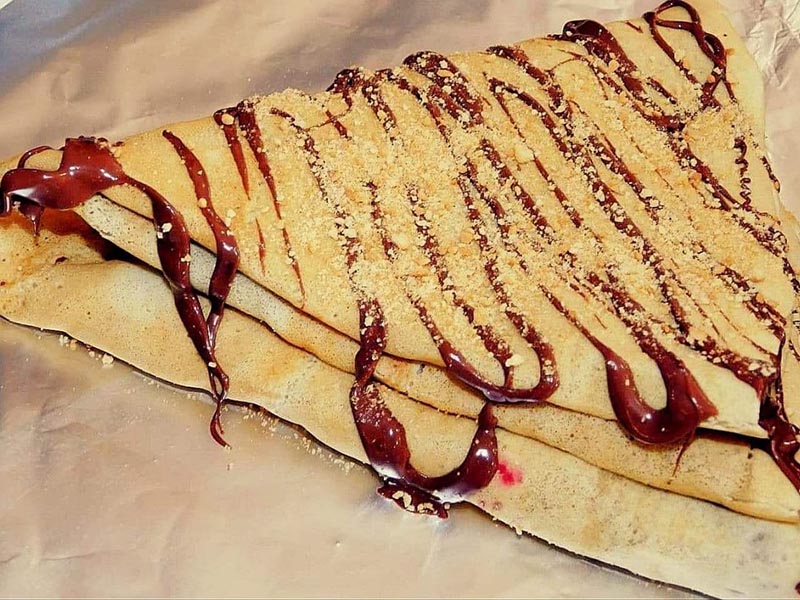 Pancake eurocrem, plazma cakes, fruits delivery