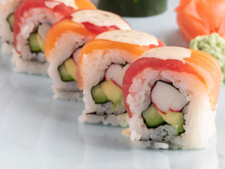 Rainbow roll Ima Sushi delivery