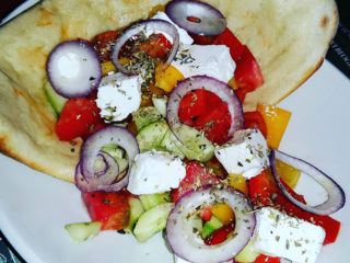 Greek meal salad Helga’s Pub Novi Beograd delivery