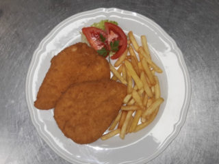 Fried chicken and french fries Restoran Ž delivery