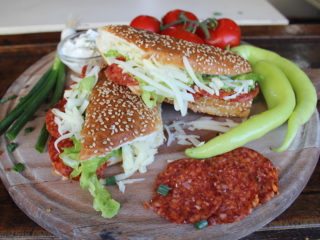 Sandwich with kulen delivery