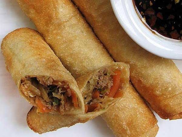 2. Spring rolls with meat delivery
