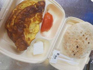 Omelete with ham delivery