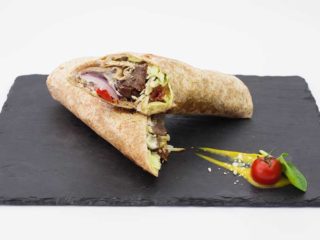 Wraped beef burger with smoked cheese Fit Bar Novi Beograd delivery