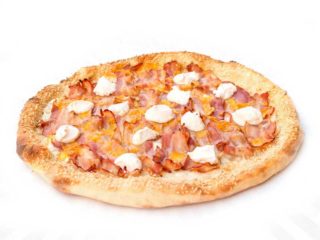 Carbonara pizza delivery