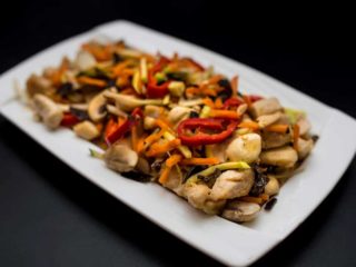 Chicken 7 type of vegetables Wok n Stix delivery