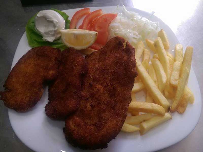 Viennese chicken steak portion delivery