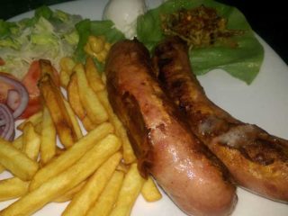 Sausage with cheese portion delivery