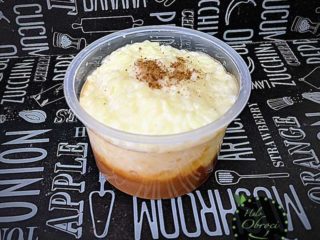Rice pudding with caramel delivery