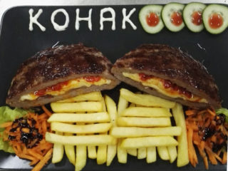 Stuffed pljeskavica Konak delivery