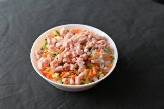 86. Rice with vegetables, ham and eggs Chaos Novi Beograd delivery