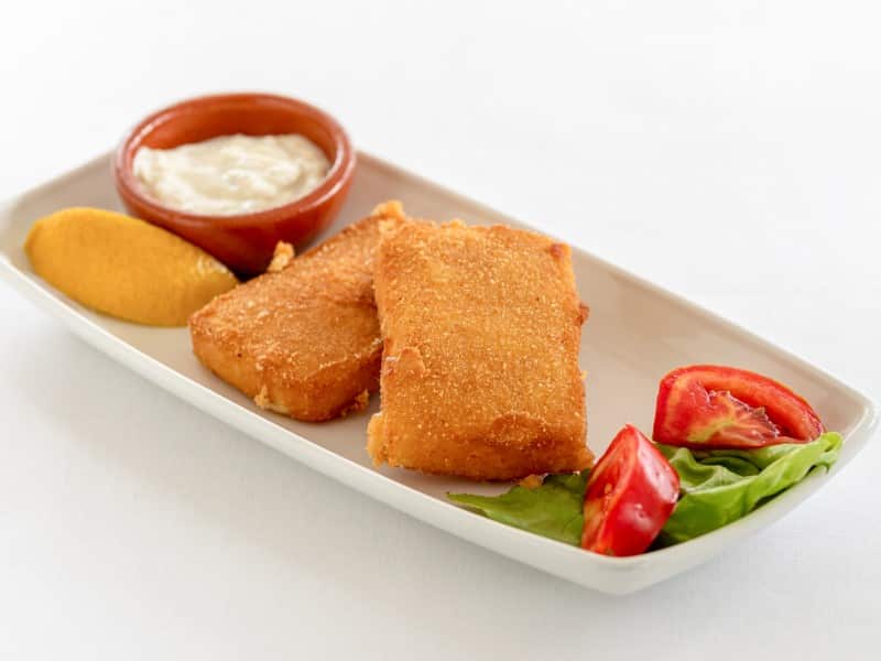 Fried cheese - portion delivery