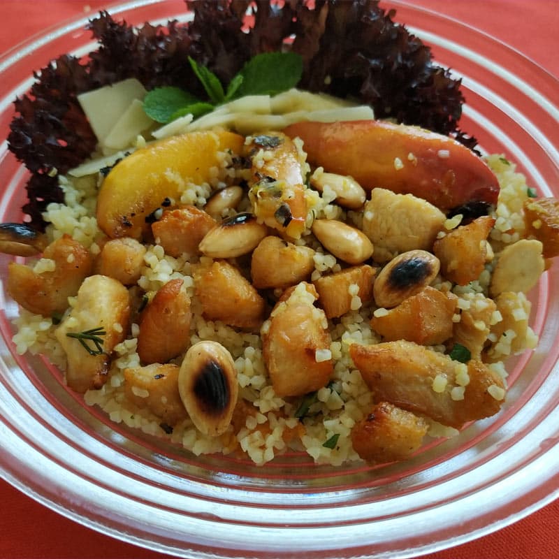 Summer vitamin salad with bulgur delivery