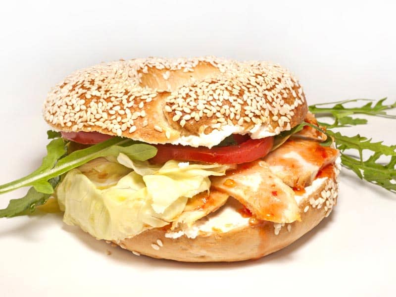 Bagel with chicken delivery