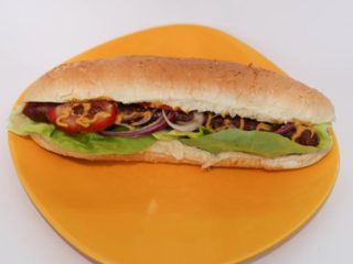 Serbian hot dog Moderna Domaćica delivery
