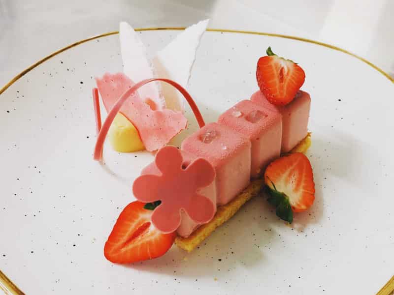 Creamy strawberry delivery