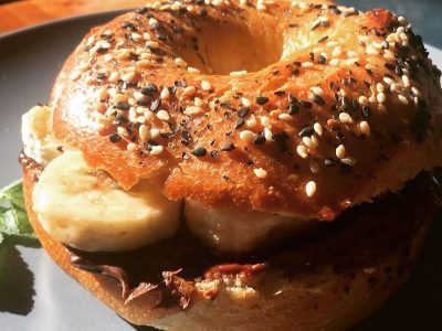 Bagel nutella Take a Bake delivery