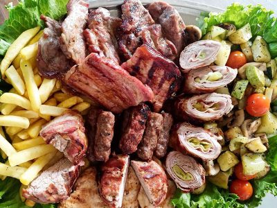 Svinjsko mešano meso za dve osobe Tabasco Splav dostava
