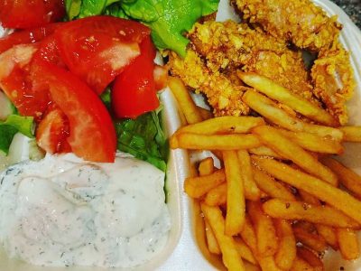 Hrskava piletina obrok Bulldog fast food dostava