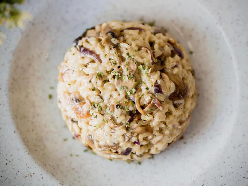 Risotto with mushrooms delivery