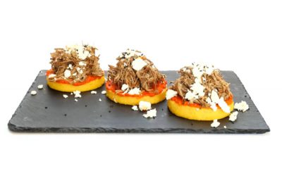 Shredded beef on grilled polenta Fit Bar Novi Beograd delivery