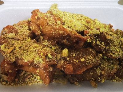 Honey and pistachios wings Chicken Boy delivery