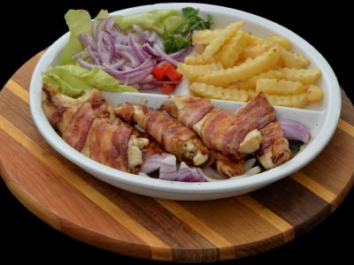 Rolled chicken skewers Castello Bianco delivery