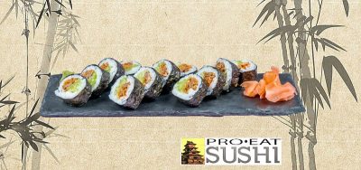 41. Big maki fried salmon in soy sauce Pro Eat Sushi Bar delivery