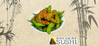 19. Eda mame spicy Pro Eat Sushi Bar dostava