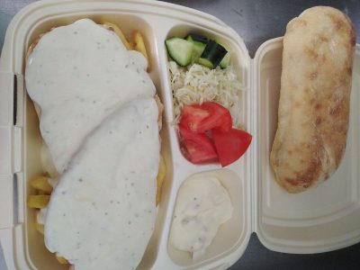 Chicken fillet in a 4 cheese sauce meal Bokado delivery