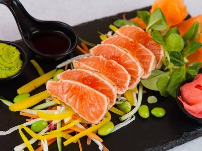 Tataki losos Sushi King delivery