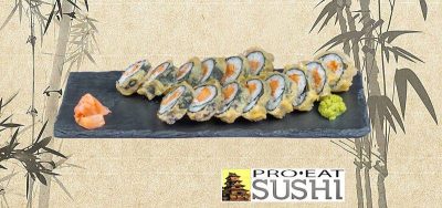 45. Tempura salmon spicy Pro Eat Sushi Bar delivery