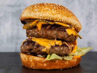 Double Čizi burger Sochno by Tasty Zone dostava