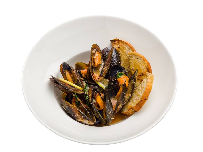 Mussels on buzara delivery
