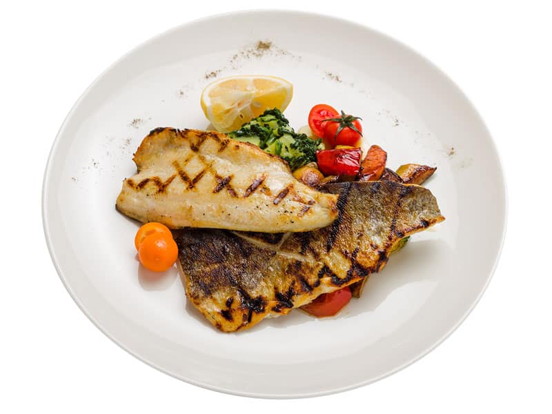 Grilled trout fillets delivery