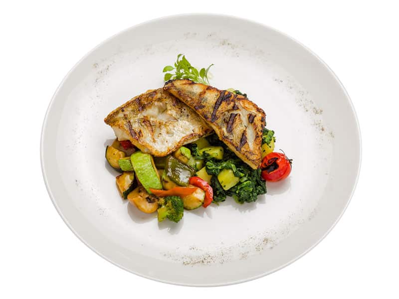 Grilled perch fillets - fried delivery