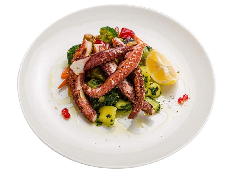 Grilled octopus delivery
