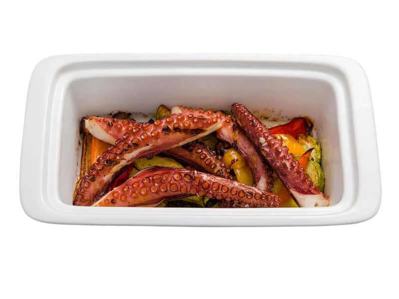 Octopus baked in the oven delivery