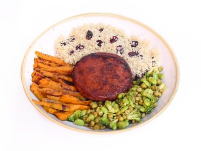 Vegan protein plate Fit Bar Nušićeva delivery