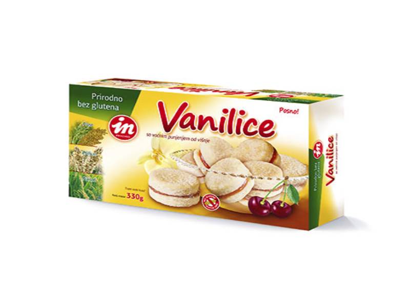 Gluten free vanilice with cherry delivery