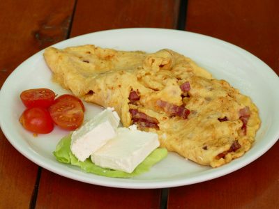 Omelet with bacon Baltazar grill delivery