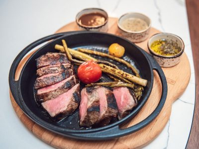 Lamb steak tagliatelle on lava Grupa Šabac delivery