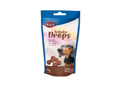5317. Trixie Schoko Drops čokoladne bombone 75g Švrća Pet Shop dostava