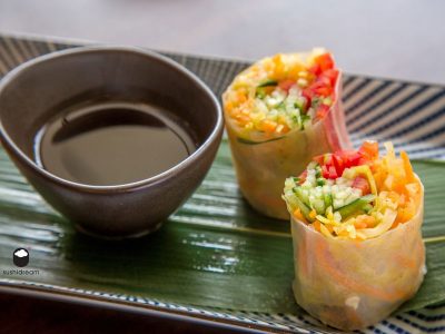 Fresh veggie ricepaper roll Sushi Dream dostava
