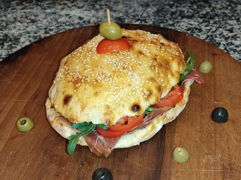 Sandwich with prosciutto delivery