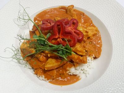 Curry chicken Brunch Lounge Promenada delivery