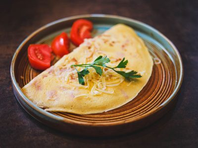 Omelet on butter with ham Lipa Šabac delivery
