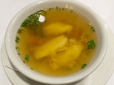 Chicken soup with dumplings Brunch Merkator delivery
