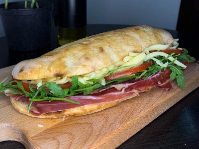 Sandwich with prosciutto Il Padrino Obrenovac delivery