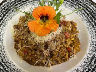 Risotto with chicken and vegetables Piccante delivery